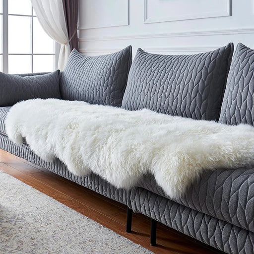 Sumptuous New Zealand Sheepskin Rug - Plush Wool Carpet for an Elegant and Cozy Home