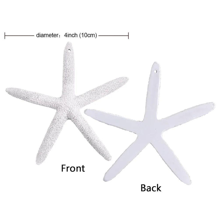 Ocean-Inspired DIY Starfish Craft Kit - 10 Resin Finger Starfish in Serene Coastal Colors