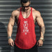 Men's Y-Back Sleeveless Muscle Tank - Performance Fitness Stringer Vest for Bodybuilding