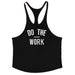 Men's Y-Back Sleeveless Muscle Tank - Performance Fitness Stringer Vest for Bodybuilding