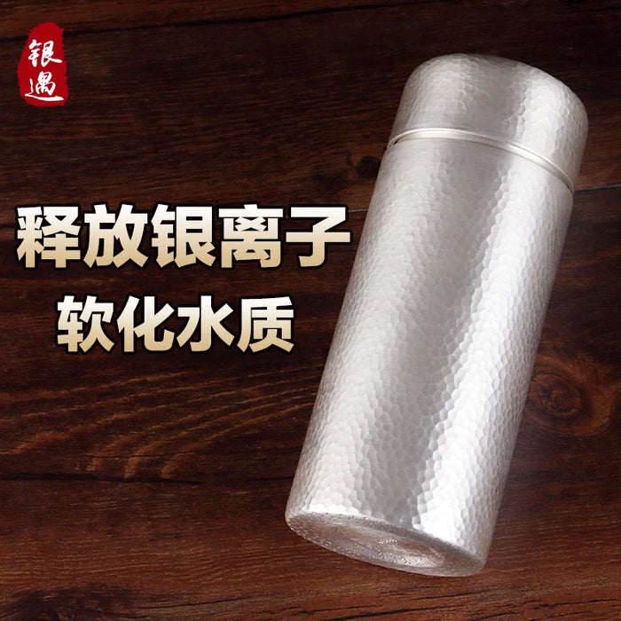 Elegant Handcrafted Sterling Silver Insulation Cup