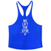 Men's Y-Back Sleeveless Muscle Tank - Performance Fitness Stringer Vest for Bodybuilding