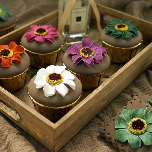 Charming Floral Cupcake Stand for Elegant Event Decor
