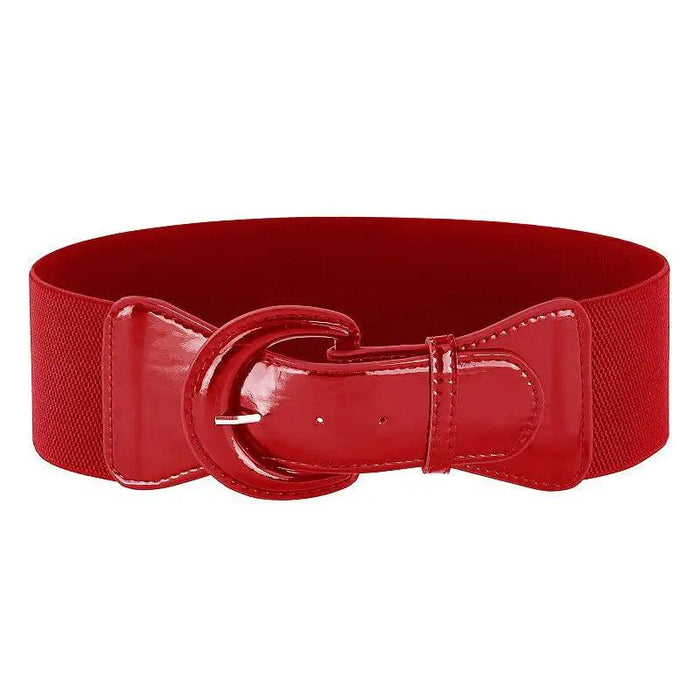 Chic Wide Hook Elastic Waist Belt - Trendy Women's Accessory in Vibrant Colors - Sizes S to XL