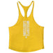 Men's Y-Back Sleeveless Muscle Tank - Performance Fitness Stringer Vest for Bodybuilding