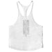 Men's Y-Back Sleeveless Muscle Tank - Performance Fitness Stringer Vest for Bodybuilding