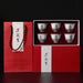 Luxe Artisan Enamel and Silver Kungfu Tea Set - Timeless Elegance Collection