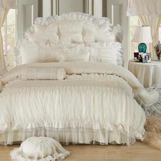 Lace Flowers Princess Bedding Set