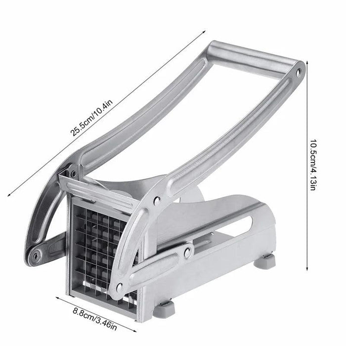 Stainless Steel French Fry Cutter and Vegetable Slicing Machine Kit