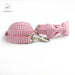 Charming Custom Pink & White Dog Collar and Leash Ensemble with Bow Tie