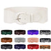 Chic Wide Hook Elastic Waist Belt - Trendy Women's Accessory in Vibrant Colors - Sizes S to XL