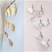 Set of 12 Elegant 3D Butterfly Wall Stickers - Self-Adhesive Decorative Accents in Gold and Silver for Home and Event Decor