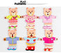 Charming Bear Adventure Dress-Up Wooden Puzzle Set