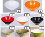 Set of 100 - 8-Inch Elegant Melamine Bowls for Authentic Korean and Japanese Dining - Perfect for Home and Restaurant Use