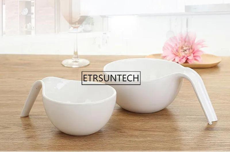 30-Piece Set of Elegant Melamine Ramen Bowls with Handles for Soup and Rice