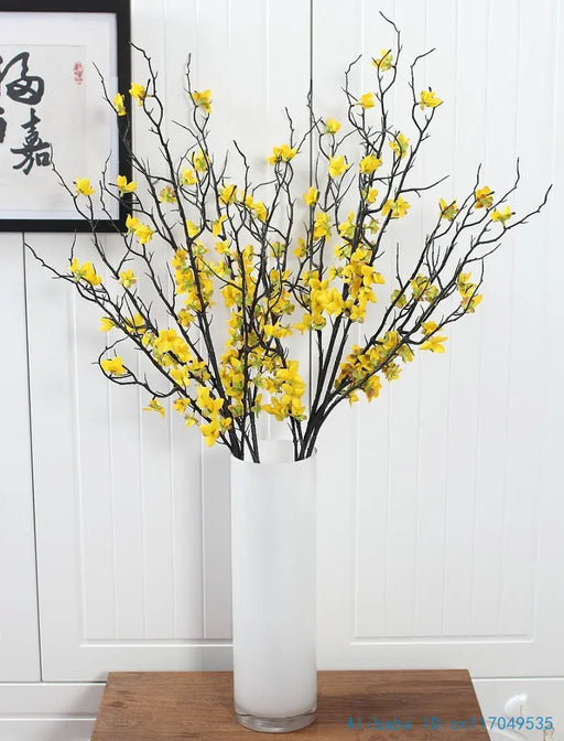 Stunning 90 cm Faux Winter Jasmine Branch for Elegant Home Decor