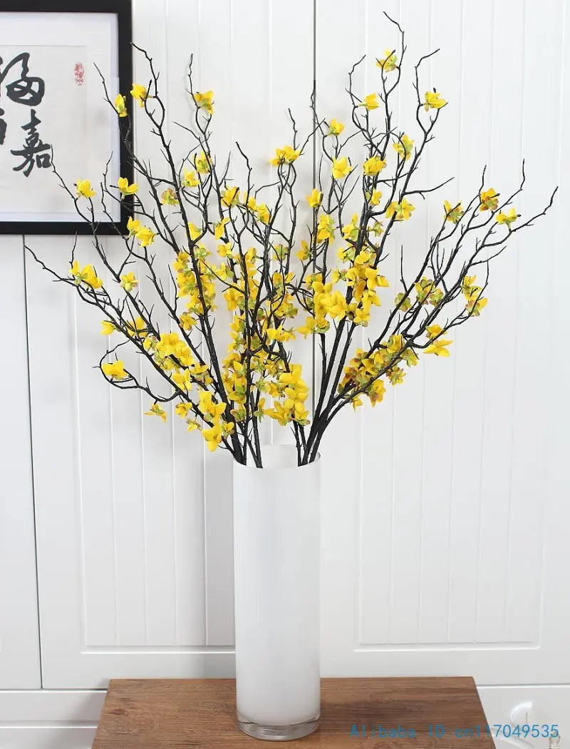 Stunning 90 cm Faux Winter Jasmine Branch for Elegant Home Decor