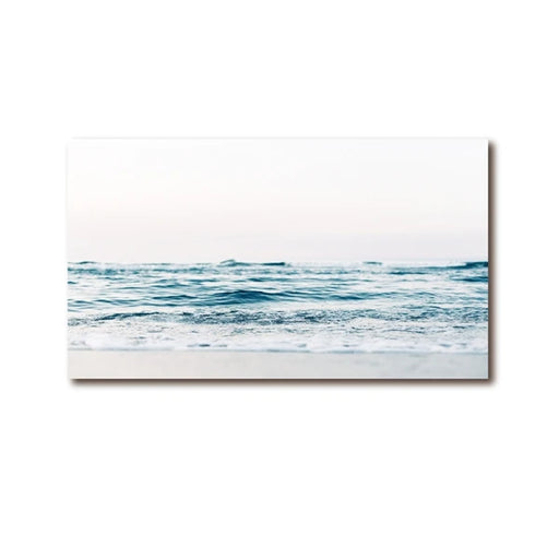 Tranquil Waves: Coastal Ocean Art Canvas Prints for Modern Home Interiors