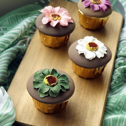 Charming Floral Cupcake Stand for Elegant Event Decor