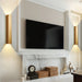 Luxe Golden Glow LED Wall Sconce for Contemporary Indoor Illumination