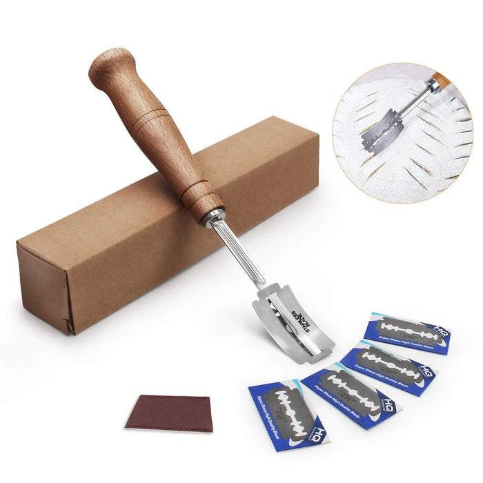 Ultimate Bread Scoring Tool Set with Leather Safety Cover