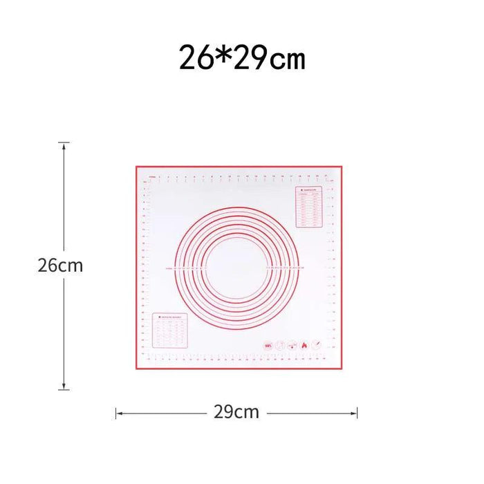 Versatile Silicone Baking Mat with Measurement Guide - Essential Tool for Effortless Cooking and Baking