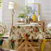 Elegant Chinese Floral Cotton Tablecloth: Enhance Your Dining Experience