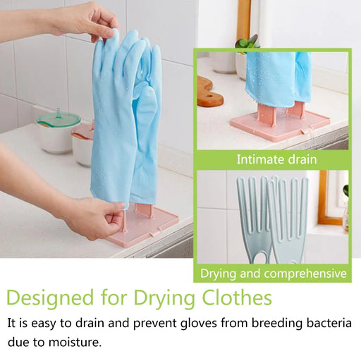 Sink Glove Holder with Detachable Drying Feature for Organized Kitchen Space
