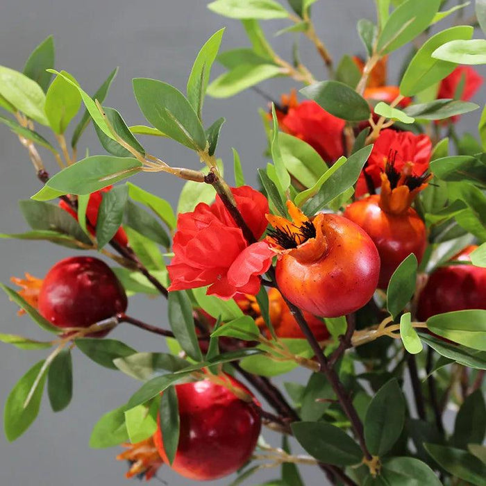 Artificial Flower Pomegranate Branch for Home Decor