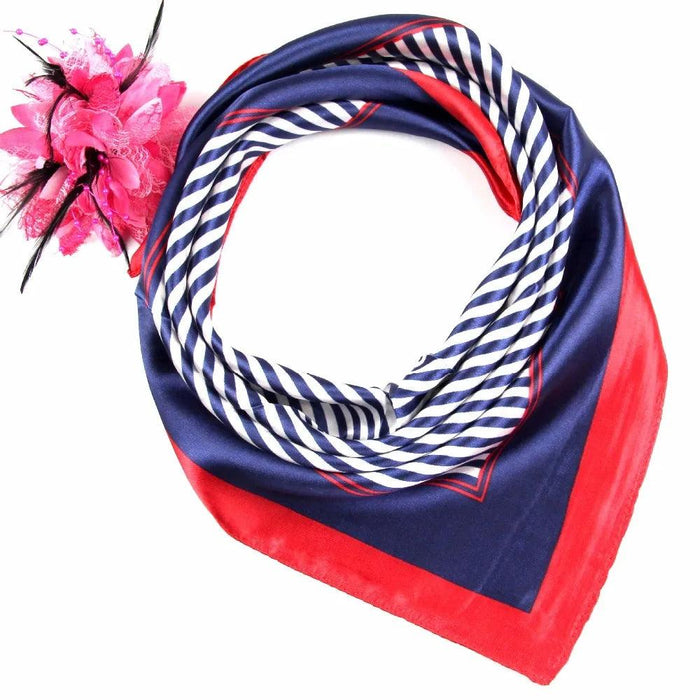 Elegant Satin Head Scarf: Versatile Wrap for Modern Women