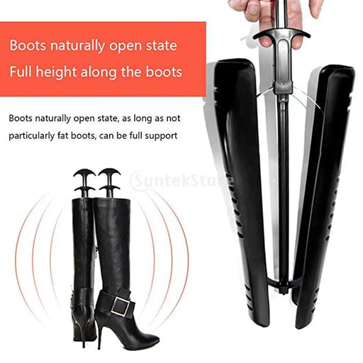 Adjustable Boot Shaper with Handle for Ultimate Footwear Preservation