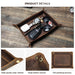 Elegant Cowhide Leather Organizer Tray for Keys, Wallets, and Coins: A Stylish Storage Solution