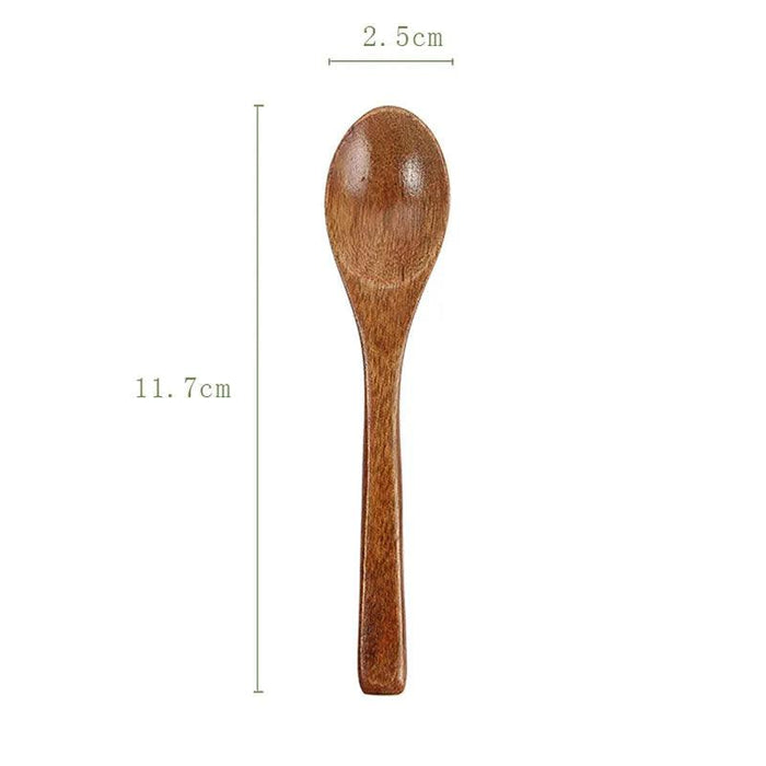 Handcrafted Eco-Friendly Japanese Wooden Spoon - Essential Tool for Soups, Rice, and Desserts