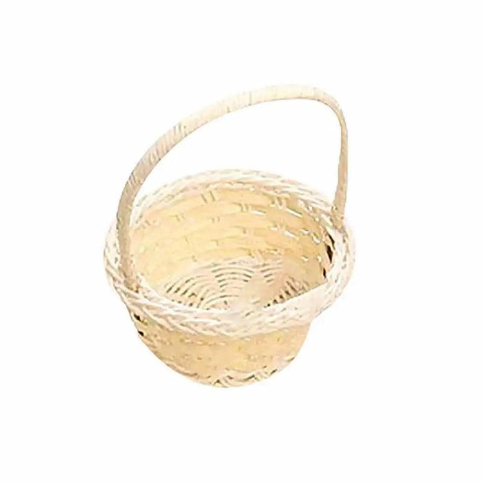 Chic Handwoven Wicker Flower Basket for Elegant Storage Solutions