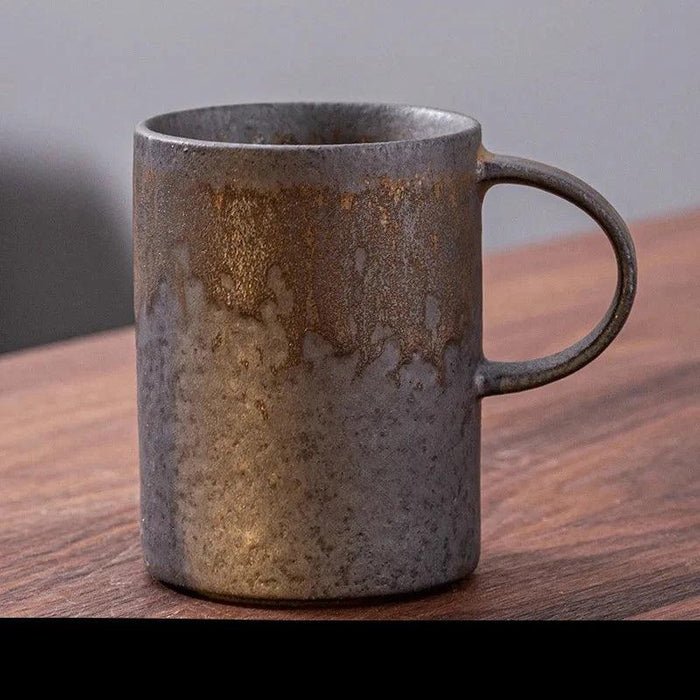 Rustic Japanese Artisan Ceramic Coffee Mug