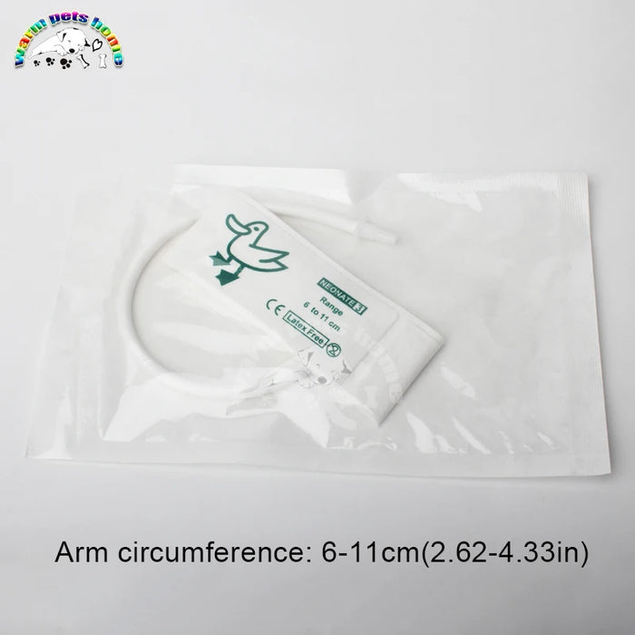 Newborn Pet Blood Pressure Cuff Kit - Multi-Size Animal Pressure Cuff