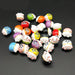 Charming 10pc Ceramic Lucky Cat Bead Set