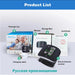 Smart Voice-Controlled Rechargeable Blood Pressure and Heart Rate Monitor with LCD Screen