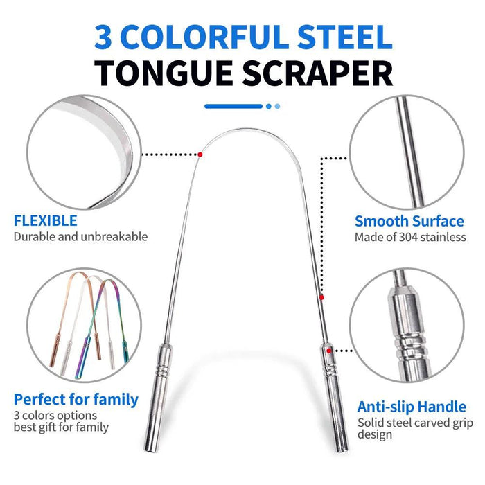 Stainless Steel Tongue Scraper