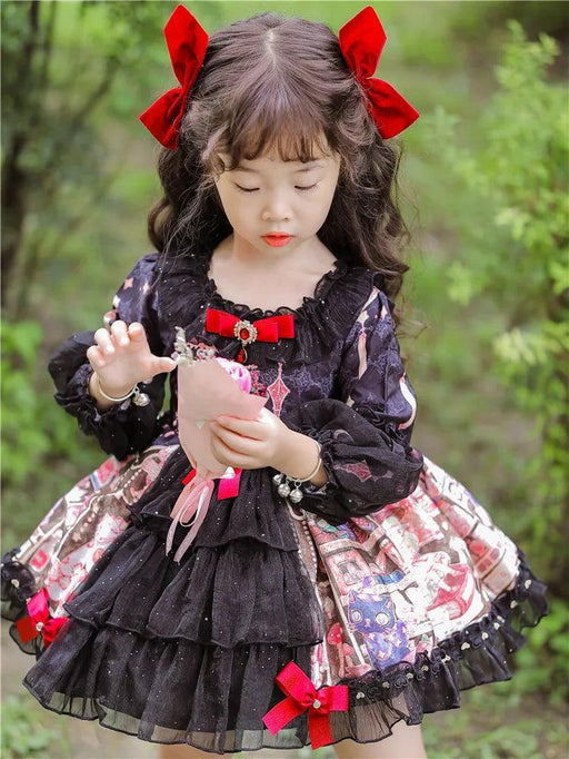 Charming Autumn Spanish Princess Lolita Dress for Baby Girls - Ideal for Birthdays and Halloween Celebrations