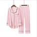 Korean Style 2PCS Long Sleeve Modal Pajama Sets for Women