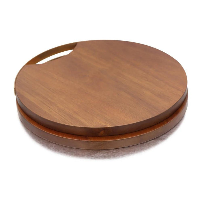 Elegant Acacia Wood Cutting Board - Multi-Functional Serving Tray for Pizza, Sushi, Bread & Cheese