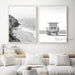 Tranquil Beachfront Paradise Canvas Art Print