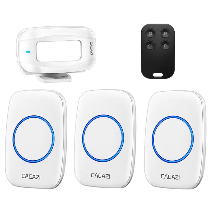 Advanced Customizable Wireless Motion Sensor Doorbell with Extended Detection Capability