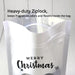 Christmas Cheer Ziplock Gift Bags - Set of 50 Assorted Festive Designs