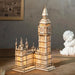 3D Architectural Wooden Puzzle Set: Build Big Ben, Tower Bridge & Five-Storied Pagoda - Ideal Educational Gift for Kids and Architecture Fans