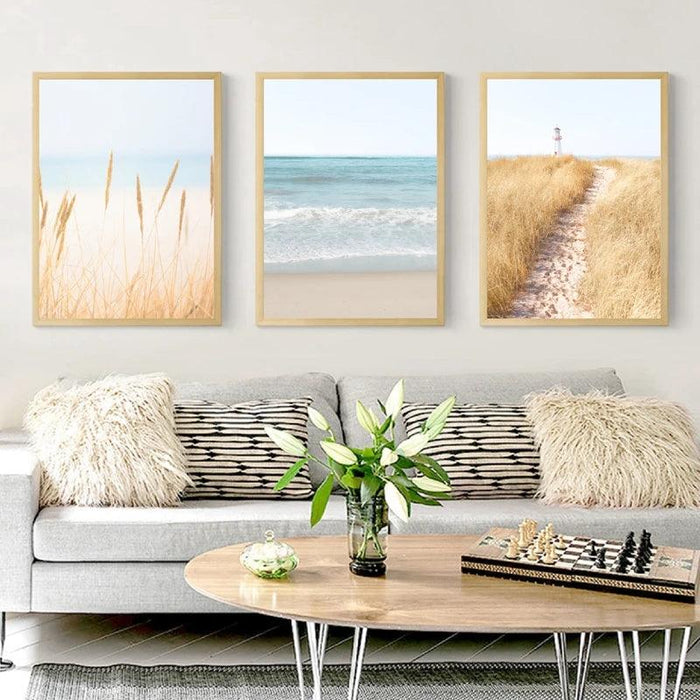 Tranquil Coastal Oasis Canvas Prints for Home and Office Decor