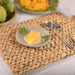 Chic Handcrafted Water Hyacinth Placemats - Stylish Heat-Resistant Table Mats with Timeless Braided Design