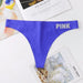 Elegant Seamless Low-Rise Ice Silk Thong Panties for Women - Chic Nylon Underwear in Assorted Colors