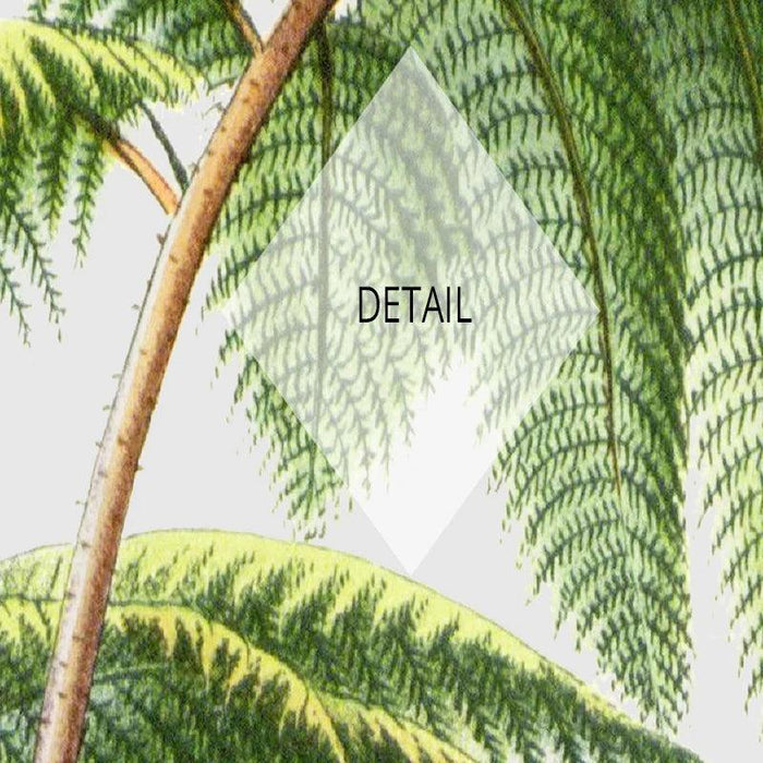 Customizable 3D Tropical Foliage Wallpaper Mural - Refresh Your Interior